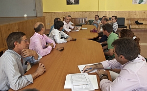 Reunión alcaldes de la zona norte de la provincia en Villanueva de los Caballeros